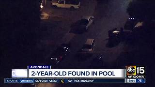 Avondale toddler pulled from pool