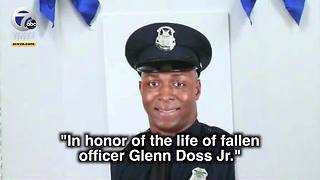 Hear the end of watch call for fallen Detroit police officer Glenn Doss Jr.