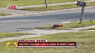 Multiple injuries reported after children hit by car in Tampa, police say