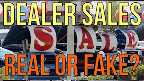 CAR SALES AT DEALERS! REAL or FAKE? WHEN TO BUY CARS! Auto FINANCE The Homework Guy Kevin Hunter