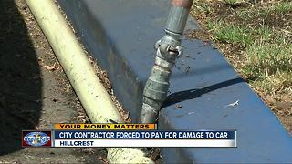 Pipeline contractor reimburses woman for car damage
