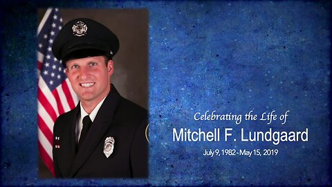 Mitchell Lundgaard's funeral and post-funeral procession