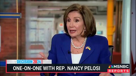 Pelosi Snaps at MSNBC’s Katy Tur: ‘If You Want To Be an Apologist for Donald Trump, that May Be Your Role, But It Ain’t Mine’