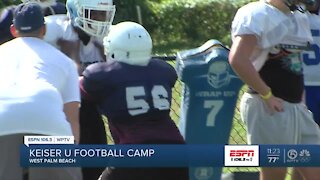 Linemen and playmakers camps at Keiser University