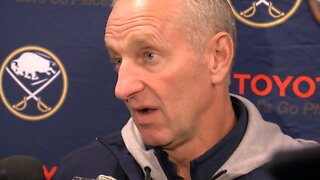 Sabres Coach Krueger addresses media