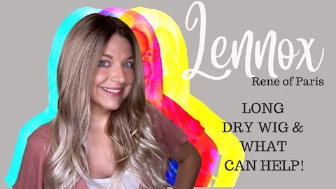 WIG REVIEW - LENNOX - Rene of Paris in color Melted Marshmallow