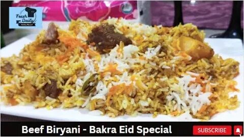 Beef Biryani Memon Style - Bakra Eid Special | Dawat Recipes | Fresh Daily