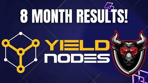 My Passive Crypto Income Results 8 Months With Yield Nodes....