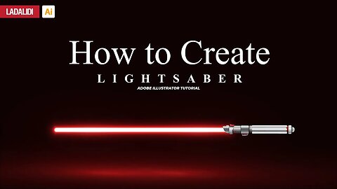 How To Create Lightsaber adobe Illustrator Advance Tutorial