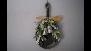 Cast Iron Kitchen Wreath