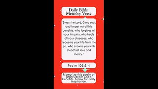 Bible Memory Verse of the Day #christianity #God #Jesus #Bible #Biblestudy #Psalms