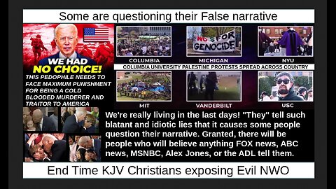Some are questioning their False narrative - Brother Rob Lee Truth