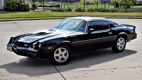 1978 Chevrolet Camaro Z28 5.7L 350 V8 Automatic Black California Classic American Muscle Car