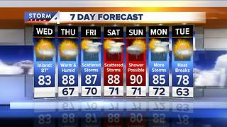 Meteorologist Josh Wurster's Wednesday Storm Team 4cast at noon