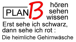 zuerst sehe ich schwarz, dann sehe ich rot: Die heimliche Gehirnwäsche@PLAN B