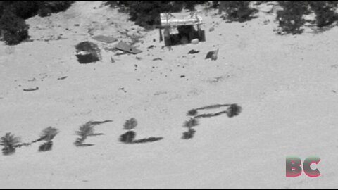 Three Castaways Stranded on Island Rescued After Spelling Out ‘HELP’ Using Leaves