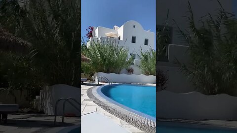 Turning Dreams into Reality| Working on the weekend in Santorini's Paradise 🏝️💼 #remotework