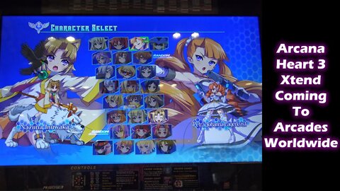 Arcana Heart 3 LOVEMAX SIX STARS!!!!!! Xtend Headed To Arcades In 2023 (IAAPA 2023)