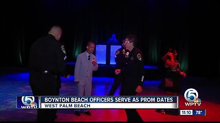 Boynton Beach police officers serve as prom dates