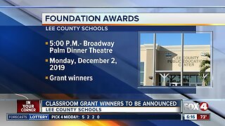 Foundation Awards for Lee County teachers being held Monday night