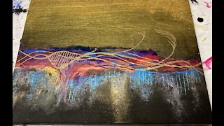 Finished? Color Swipe Abstract Art #1