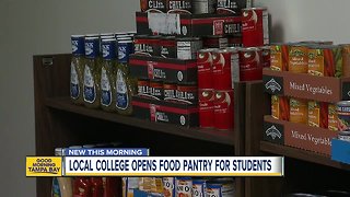 Hillsborough Community College opens food pantry to help feed struggling students