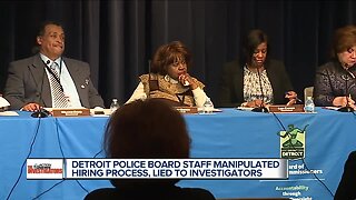 Detroit police board staff manipulated hiring process, lied to investigators