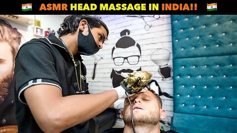 Amazing ASMR Indian Head Massage in Kerala India 🇮🇳
