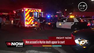 Two men are accused of a Marine's death