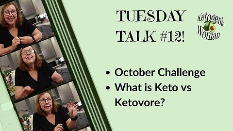 Tuesday Talk 12 | What is Keto vs Ketovore vs Carnivore?