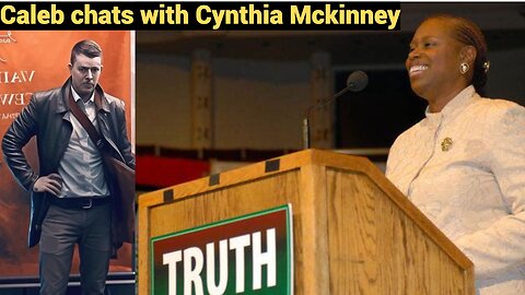 Caleb chats with Cynthia Mckinney