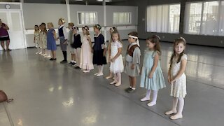 Ballet Rejoice children perform “The Lonely Goatherd”