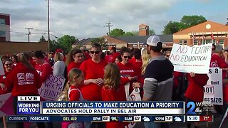 Educators and activists rally to increase funding for Harford County Public Schools