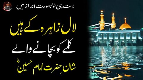 Laal Zahra Ky Hain Kalmy Ko Bachany Waly | Shan e Mola Ghazi Abbas Muharram Shayari Status Karbala