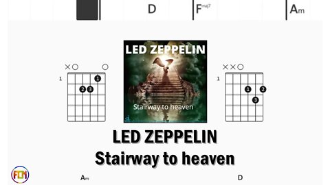 LED ZEPPELIN Stairway to heaven - FCN Guitar Chords & Lyrics HD