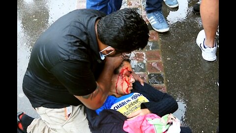 Hatun STABBED at Speakers Corner (Warning: Graphic Content)