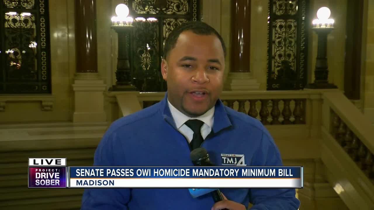 Senate passes OWI homicide mandatory minimum bill