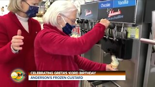 GRETA ANDERSON TURNS 103