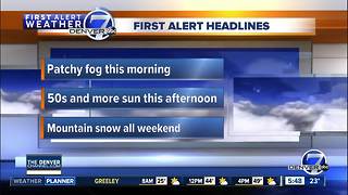 Snow possible this weekend