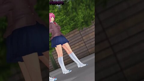 #shorts [MMD] DDLC x Conqueror (Sendra ft. IA) - Doki Doki Literature Club animation