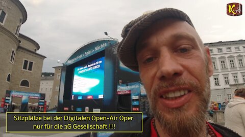 Sitzplätze bei der Digitalen Open-Air Oper nur für die 3G Gesellschaft