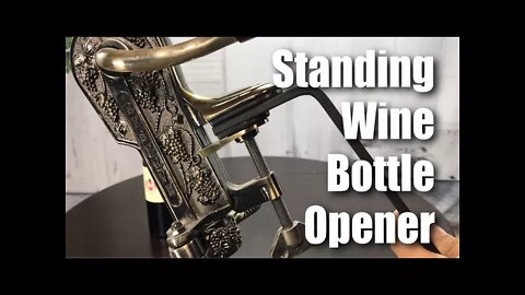 Antique Bronze Corkscrew Wine Bottle Opener Stand Review