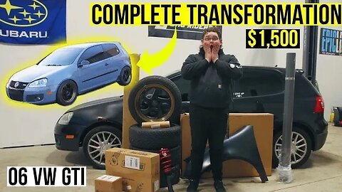 Transforming My Subscribers Car On A $1,500 Budget! - VW MK5 GTI