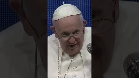 Pope Francis loses temper at woman who asks to bless her dog #shorts