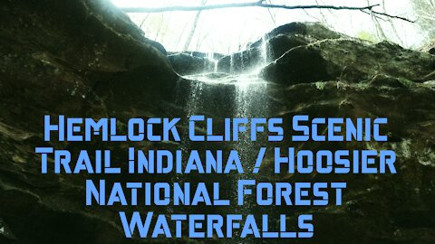 HEMLOCK CLIFFS SCENIC TRAIL INDIANA / Hiking Hoosier National Forest Waterfalls / Southern Indiana