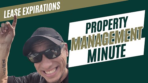 Property Management Minute- The Lease expiration Bell Curve- How to Use it to Your Advantage