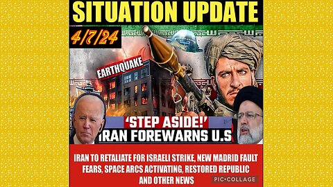 SITUATION UPDATE 4/7/24 - AI System Used To Bomb Gaza, Gcr/Judy Byington Update, Us Republic, WW3