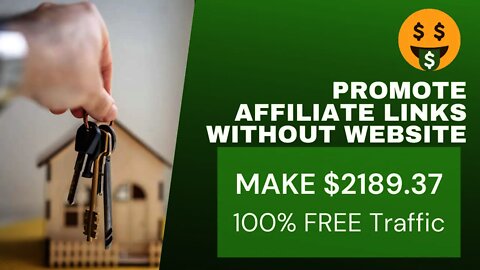 Promote Affiliate Links Without Website, ✅ MAKE $2189.37 FREE, Free Traffic, Digistore24