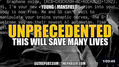 UNPRECEDENTED: THIS WILL SAVE MANY LIVES -- DR. ROBERT YOUNG & CAROLINE MANSFIELD