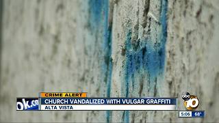 San Diego church vandalized with graffiti overnight